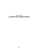 Referāts 'Sapnis par labāku dzīvi', 1.