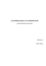 Referāts 'Nanotehnoloģijas un to pielietojums', 1.