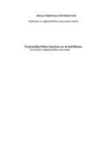 Referāts 'Uzņēmējdarbības izmaksas un to noteikšana', 1.