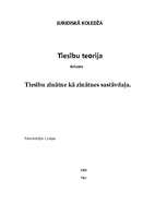 Konspekts 'Tiesību zinātne kā zinātnes sastāvdaļa', 1.