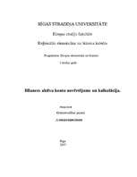 Konspekts 'Bilances aktīva kontu novērtējums un kalkulācija', 1.
