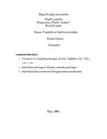 Konspekts 'Uzmanība', 1.