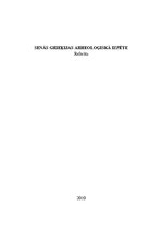 Referāts 'Senās Grieķijas arheoloģiskā izpēte', 1.