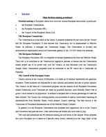 Eseja 'EU’s Main Legislative Acts and Decision-making Procedures', 3.