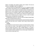 Eseja 'EU’s Main Legislative Acts and Decision-making Procedures', 4.