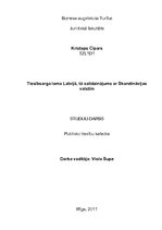 Referāts 'Tiesībsarga loma Latvijā, tā salīdzinājums ar Skandināvijas valstīm', 1.