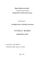 Referāts 'Stratēģijas izvēle un realizēšana uzņēmumā', 1.