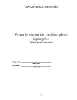 Referāts 'Piena kvotas un to ietekme uz lopkopību', 1.