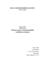 Referāts 'Tūrisma nozares vēsturiskā attīstība un nākotnes prognozes', 1.