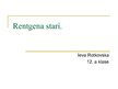 Prezentācija 'Rentgena stari', 1.