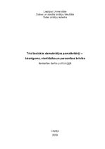 Referāts 'Trīs tiesiskās demokrātijas pamatkritēriji', 1.