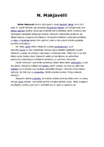 Konspekts 'Nikolo Makjavelli "Valdnieks"', 1.
