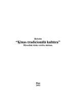 Konspekts 'Ķīnas tradicionālā kultūra. Filosofiski ētisko vērtību sistēma', 1.