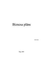 Biznesa plāns 'SIA "Siera pasaule"', 1.