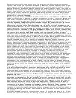 Eseja 'All Students Should be Required to Study a Foreign Language', 1.
