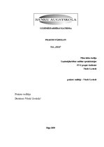 Prakses atskaite 'Prakses pārskats SIA "XXX"', 1.