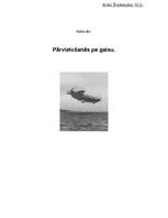 Referāts 'Pārvietošanās pa gaisu', 1.