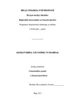 Konspekts 'Grāmatvedība, tās nozīme un prasības', 1.