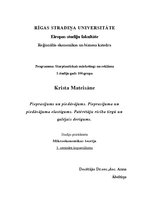 Paraugs 'Pieprasījums un piedāvājums', 1.