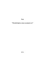 Eseja 'Mentālā higiēna - atrast un pieņemt sevi', 1.