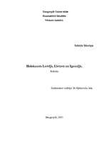 Referāts 'Holokausts Baltijā', 1.