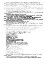 Konspekts 'Subjunctive Mood', 9.