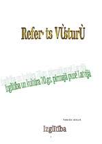 Referāts 'Izglītība un kultūra 20.gs. pirmajā pusē Latvijā', 1.