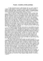 Eseja 'Fausts – mūsdienu cilvēka prototips', 1.