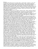 Eseja 'PR Impact', 1.