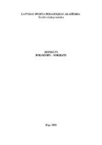 Referāts 'Filosofs Sokrāts', 1.