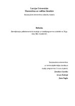 Referāts 'Ziemeļkorejas politekonomiskā situācija un kodolprogrammas attīstībā no 20.gadsi', 1.