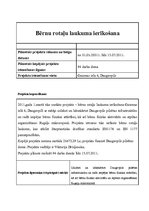 Paraugs 'Bērnu rotaļu laukuma ierīkošana', 1.