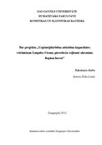 Diplomdarbs 'Par projektu "Uzņēmējdarbības attīstības kapacitātes veicināšana Latgales-Utenas', 1.