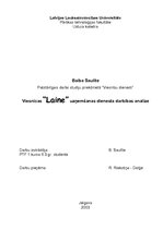 Referāts 'Viesnīcas "Laine" uzņemšanas dienesta darbības analīze', 1.