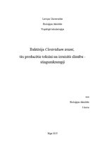 Referāts 'Baktērija Clostridium tetani, tās producētie toksīni un izraisītā slimība - stin', 1.