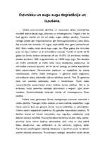 Konspekts 'Dzīvnieku un augu sugu degradācija un izzušana', 1.
