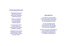 Konspekts 'Kāzu dziesmas', 2.