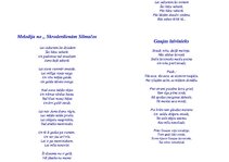 Konspekts 'Kāzu dziesmas', 3.