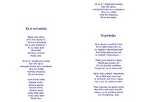 Konspekts 'Kāzu dziesmas', 4.