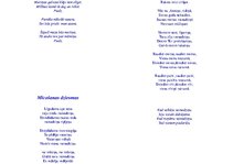 Konspekts 'Kāzu dziesmas', 7.