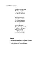 Konspekts 'Lasāmo tekstu kopa nedēļai 2.klasei', 2.