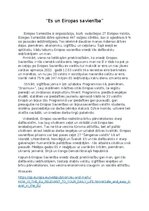 Eseja 'Es un Eiropas Savienība', 1.