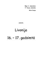 Konspekts 'Livonija 16.-17.gadsimtā', 1.