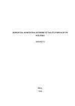 Referāts 'Korupcija. Korupcijas ietekme uz valstu pārvaldi un politiku', 1.