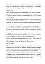 Eseja 'The importance of recycling', 6.