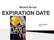 Prezentācija 'Mikaela Bender "Expiration date" book report', 1.