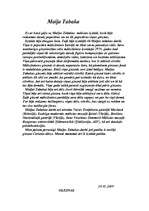 Eseja 'Maija Tabaka', 1.