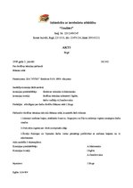 Paraugs 'Akta paraugs', 1.