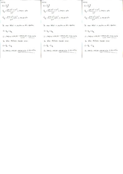 Konspekts 'Fizikas uzdevumu risinājumu apkopojums. Kulona likums. Elektriskā lauka intensit', 63.