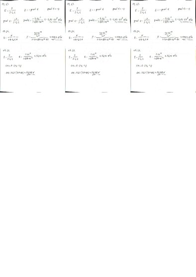 Konspekts 'Fizikas uzdevumu risinājumu apkopojums. Kulona likums. Elektriskā lauka intensit', 79.